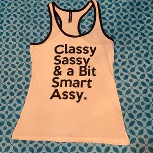 Womens Graphic Tank Top size Large